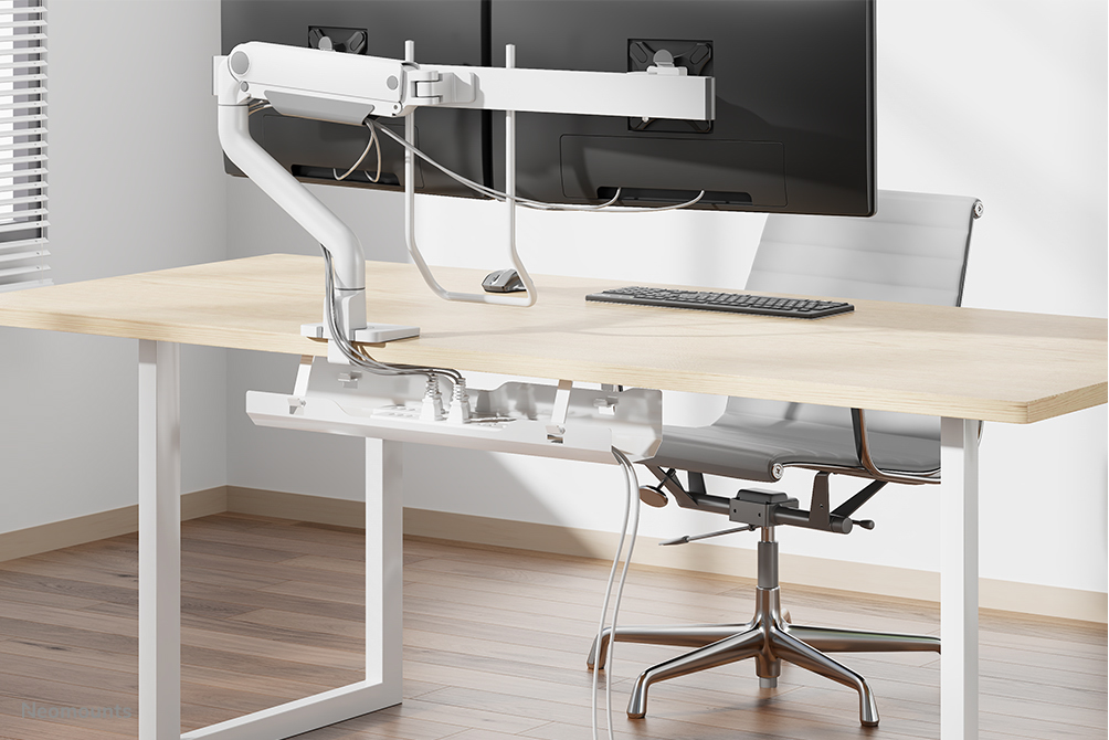 Neomounts ADS07-122WH Cable tray - screw-mounted - universal